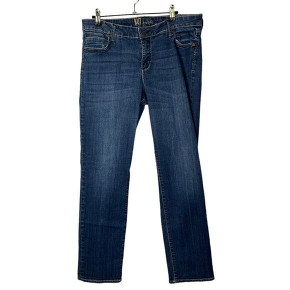 Kut From the Kloth Dark Wash Mid Rise Skinny Jeans 14 - Picture 1 of 3